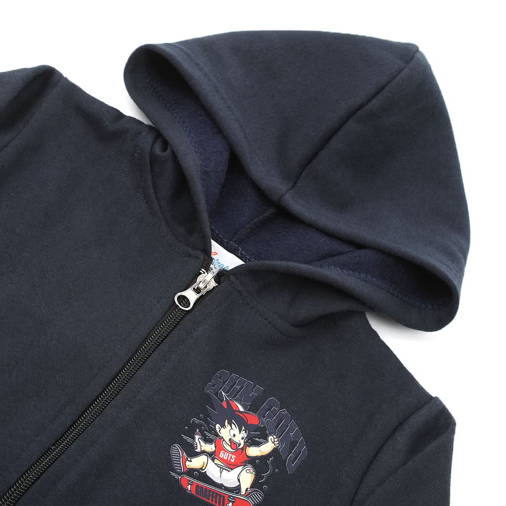 Boys Full Sleeves Hoodie  - Navy Blue, Boys Hoodies & Sweat Shirts, Chase Value, Chase Value