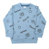 Boys Full Sleeves Sweat Shirt - Steel Blue, Boys Hoodies & Sweat Shirts, Chase Value, Chase Value