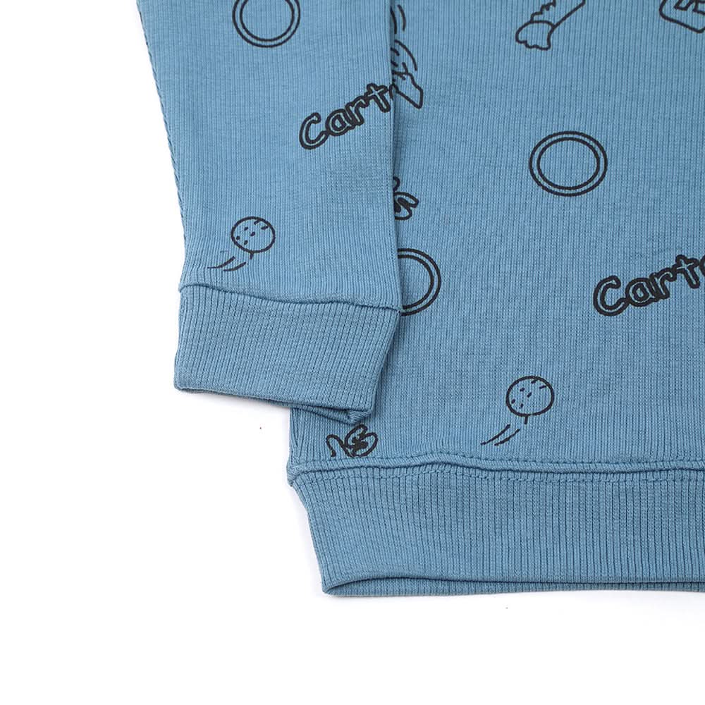 Boys Full Sleeves Sweat Shirt - Steel Blue, Boys Hoodies & Sweat Shirts, Chase Value, Chase Value