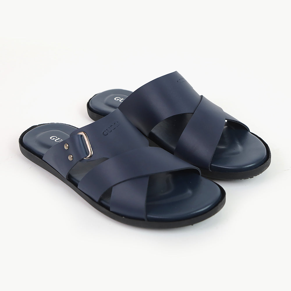 Men's Slipper - Navy Blue, Men's Slippers, Chase Value, Chase Value
