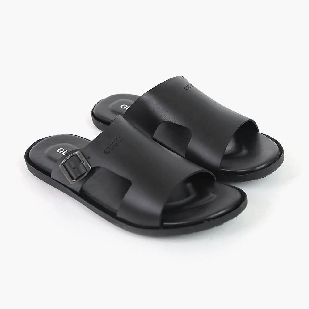 Men's Slipper - Black, Men's Slippers, Chase Value, Chase Value