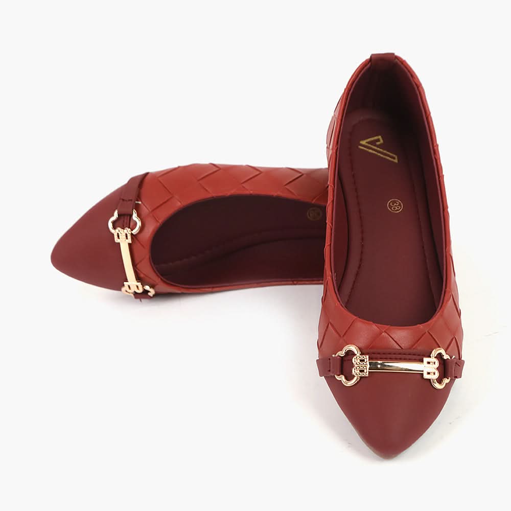 Women's Pump - Maroon, Women Pumps, Chase Value, Chase Value