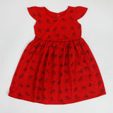 Girls Frock - Red, Girls Frocks, Chase Value, Chase Value