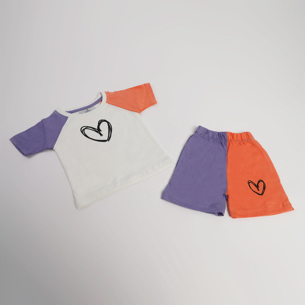 Eminent Newborn Girls Half Sleeves Suit - Off White, Newborn Girls Sets & Suits, Eminent, Chase Value