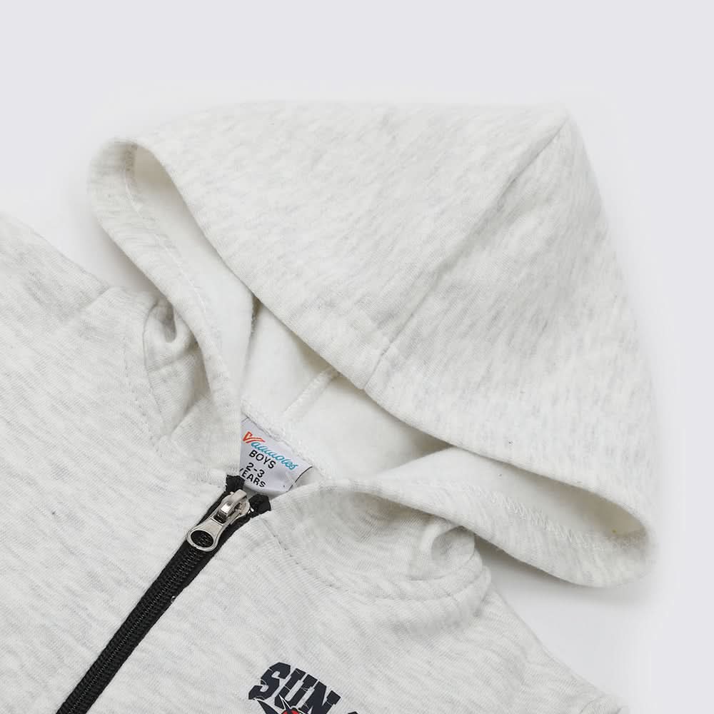 Boys Full Sleeves Hoodie - Ash Grey, Boys Hoodies & Sweat Shirts, Chase Value, Chase Value