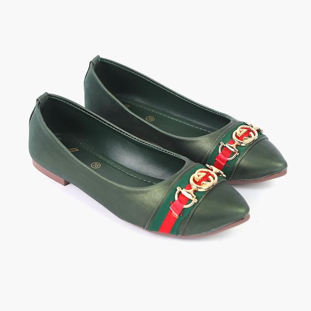 Women's Pump - Green, Women Pumps, Chase Value, Chase Value