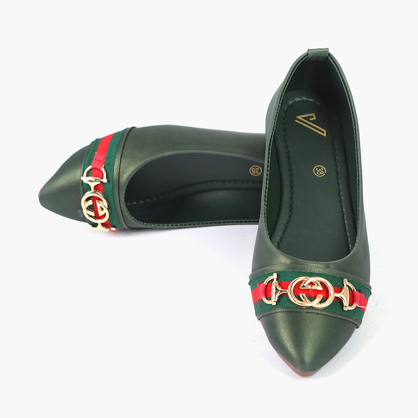 Women's Pump - Green, Women Pumps, Chase Value, Chase Value