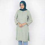 Women's Stitched Kurti - Light Green, Women Ready Kurtis, Chase Value, Chase Value