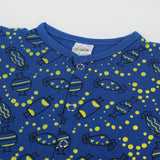 Newborn Girls Romper 1Pcs - Royal Blue, Newborn Girls Rompers, Chase Value, Chase Value