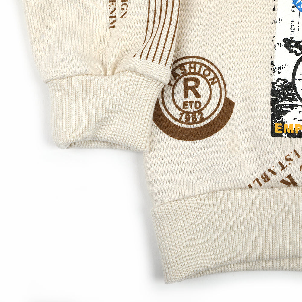 Newborn Boys Full Sleeves T-shirt - Fawn, Newborn Boys Shirts & T-Shirts, Chase Value, Chase Value