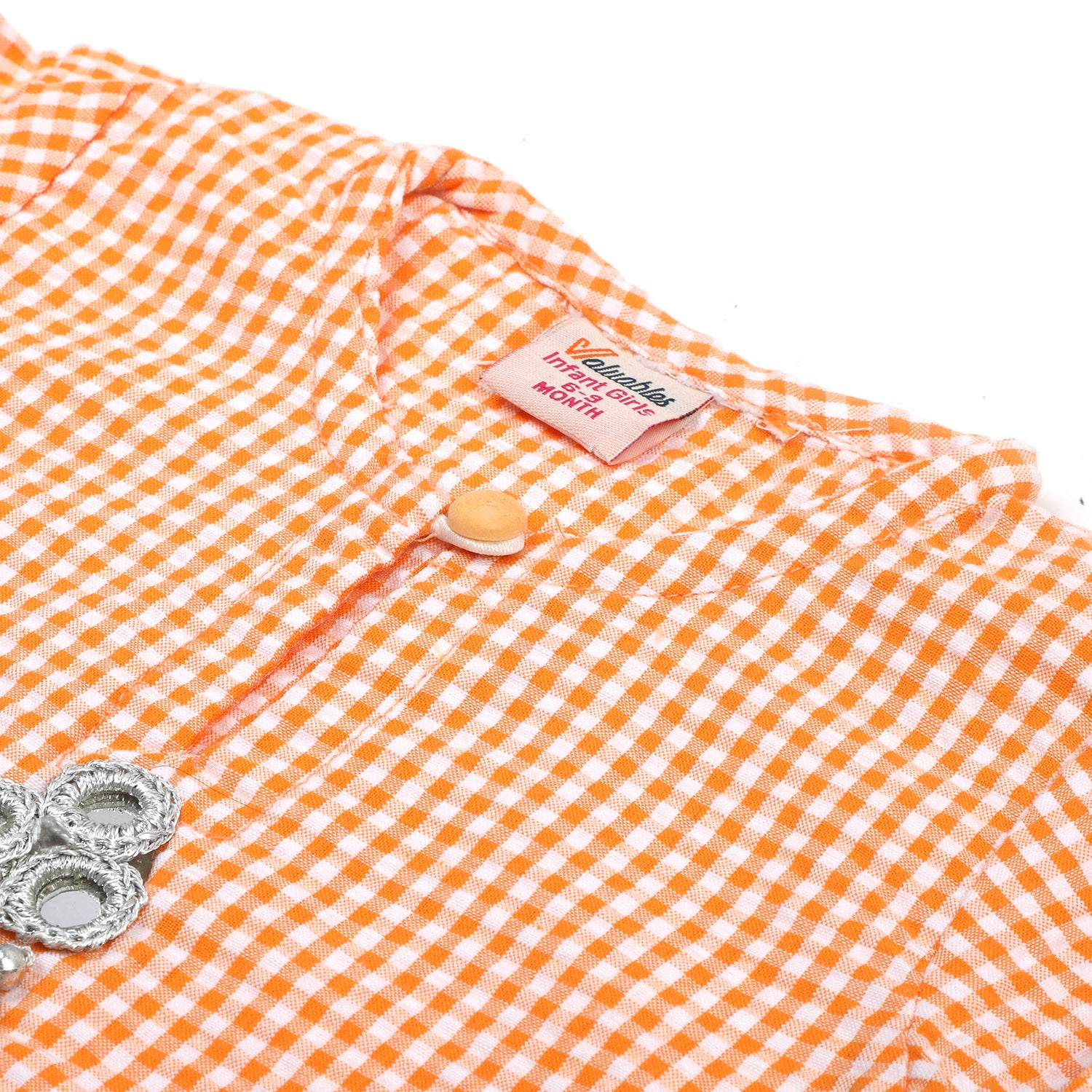 Newborn Girls Shalwar Suit - Orange, Newborn Girls Shalwar Suits, Chase Value, Chase Value