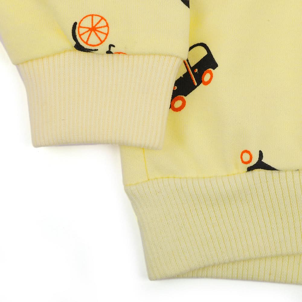 Newborn Boys Full Sleeves T-Shirt - Yellow, Newborn Boys Shirts & T-Shirts, Chase Value, Chase Value