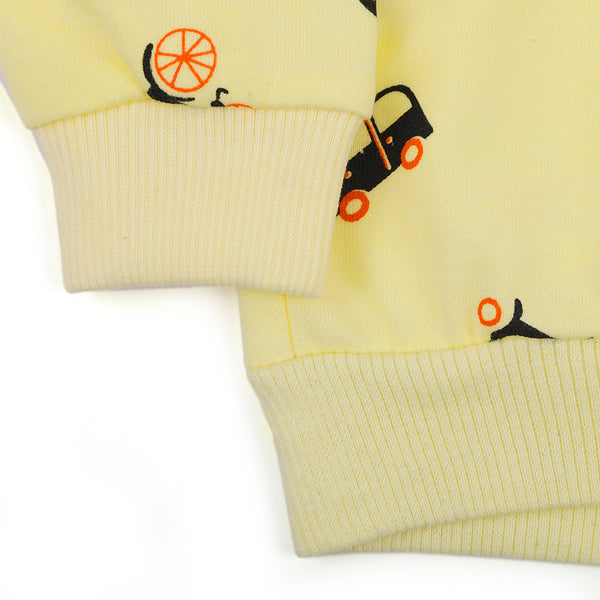 Newborn Boys Full Sleeves T-Shirt - Yellow