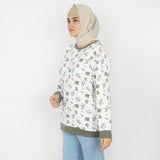 Women's Full Sleeves Sweat Shirt - Olive, Women Sweatshirts & Hoodies, Chase Value, Chase Value