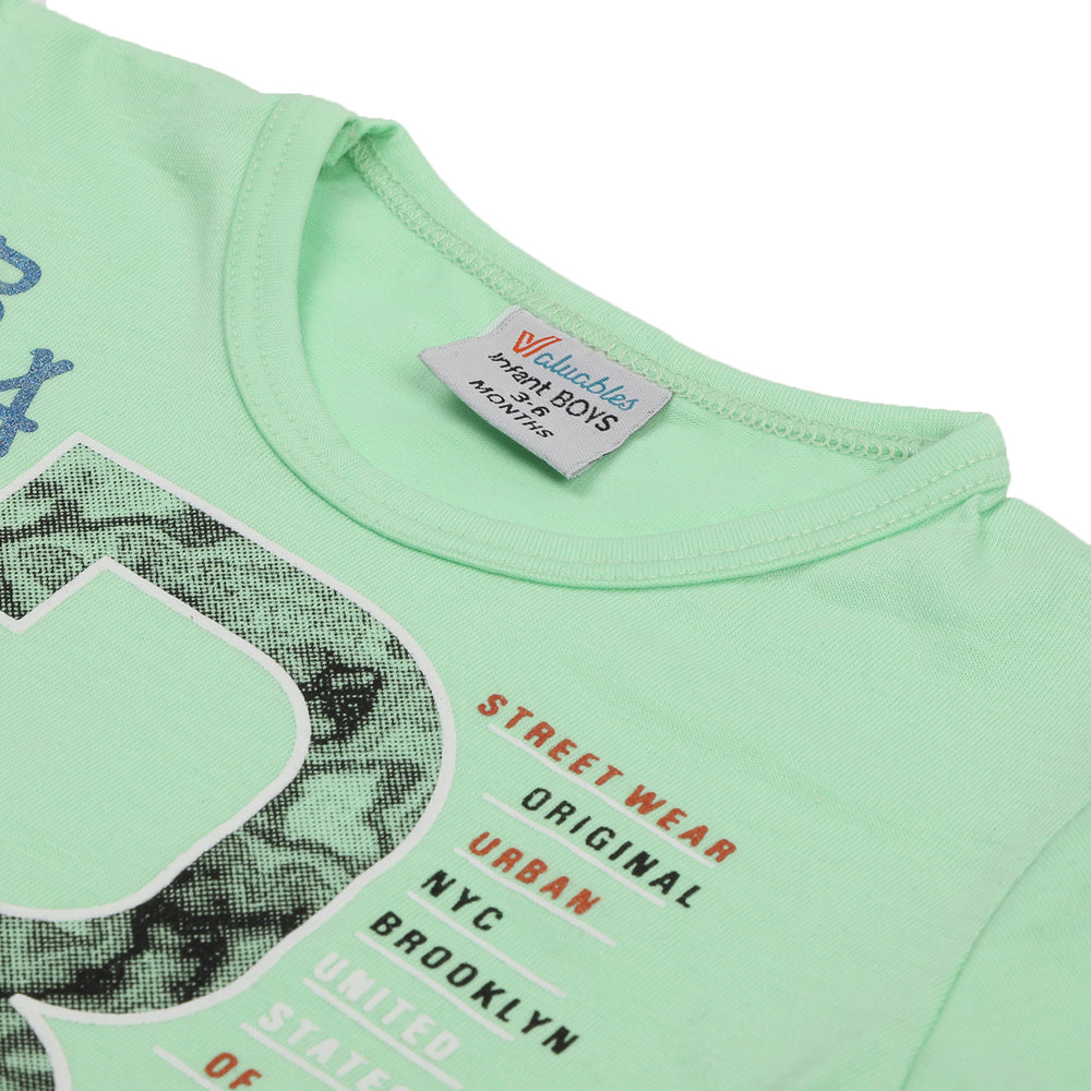 Newborn Boys Half Sleeves Suit - Light Green, Newborn Boys Sets & Suits, Chase Value, Chase Value