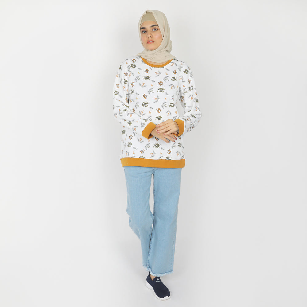 Women's Full Sleeves Sweat Shirt - Mustard, Women Sweatshirts & Hoodies, Chase Value, Chase Value