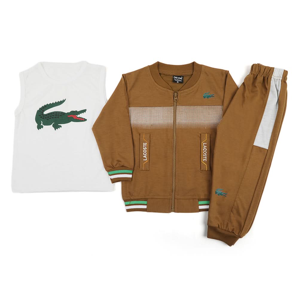 Boys Full Sleeves Suit - Brown, Boys Sets & Suits, Chase Value, Chase Value