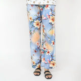 Women's Printed Trouser - Blue, Women Pants & Tights, Chase Value, Chase Value