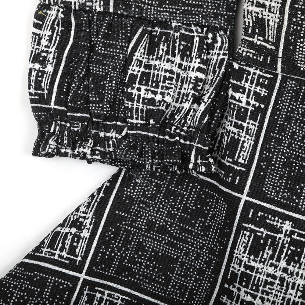 Girl Full Sleeve Co-Ord Set - Black, Girls Suits, Chase Value, Chase Value