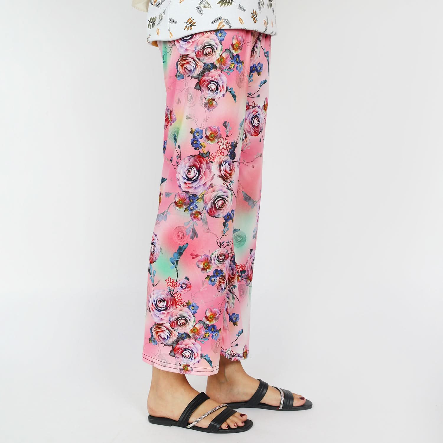 Women's Printed Trouser - Pink, Women Pants & Tights, Chase Value, Chase Value
