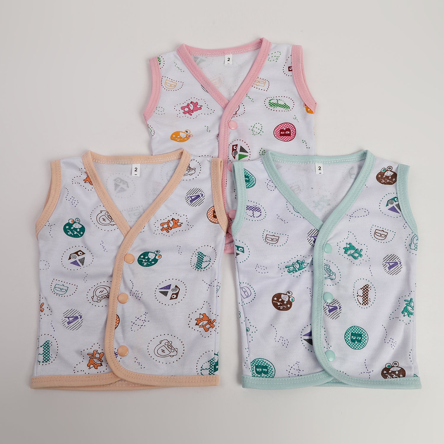 Newborn Sando Vest - Multi Color, Kids Other Accessories, Chase Value, Chase Value