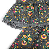 Girl Embroidered Shalwar Suit - Grey, Girls Shalwar Kameez, Chase Value, Chase Value