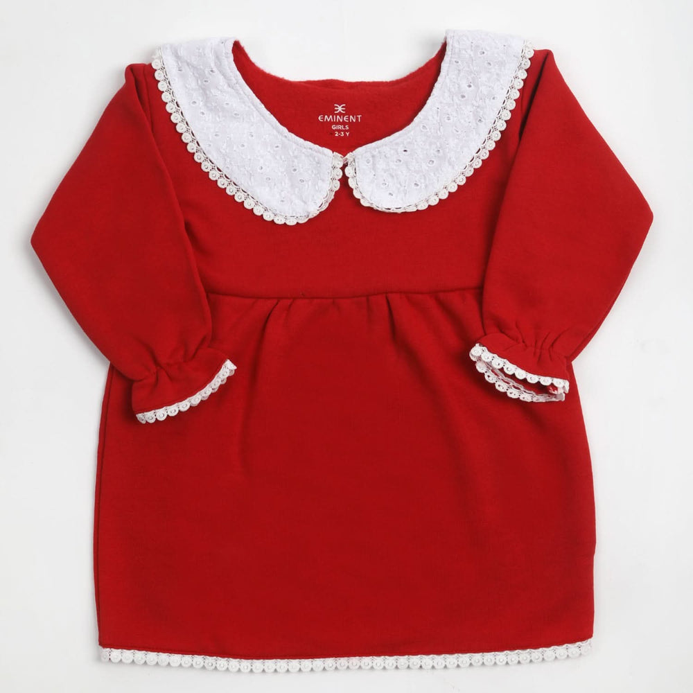 Eminent Girls Frock - Samba Red, Girls Frocks, Eminent, Chase Value
