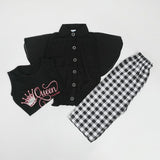 Girls Pant Suit - Black, Girls Suits, Chase Value, Chase Value