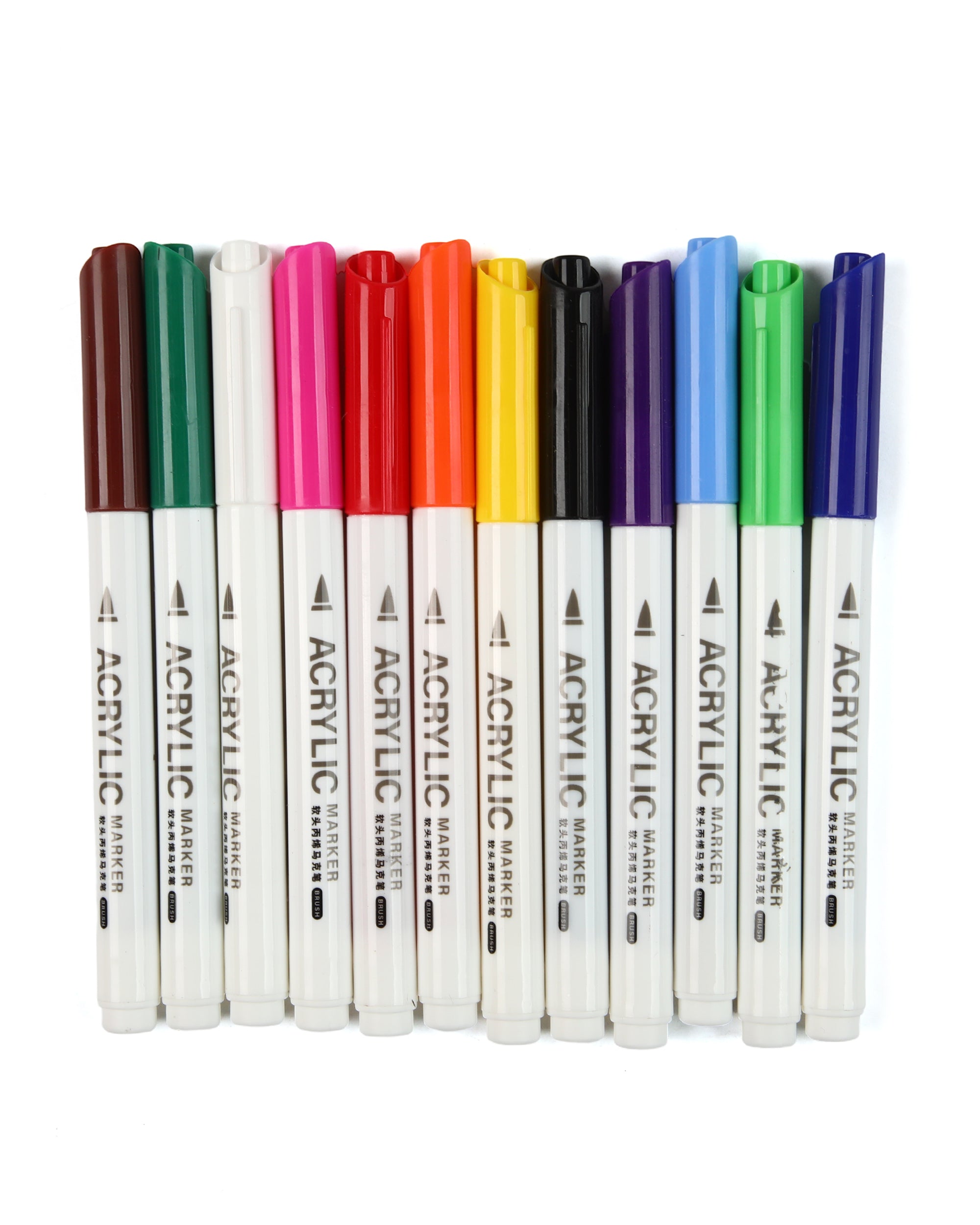 Acrylic Marker- 12 Pcs