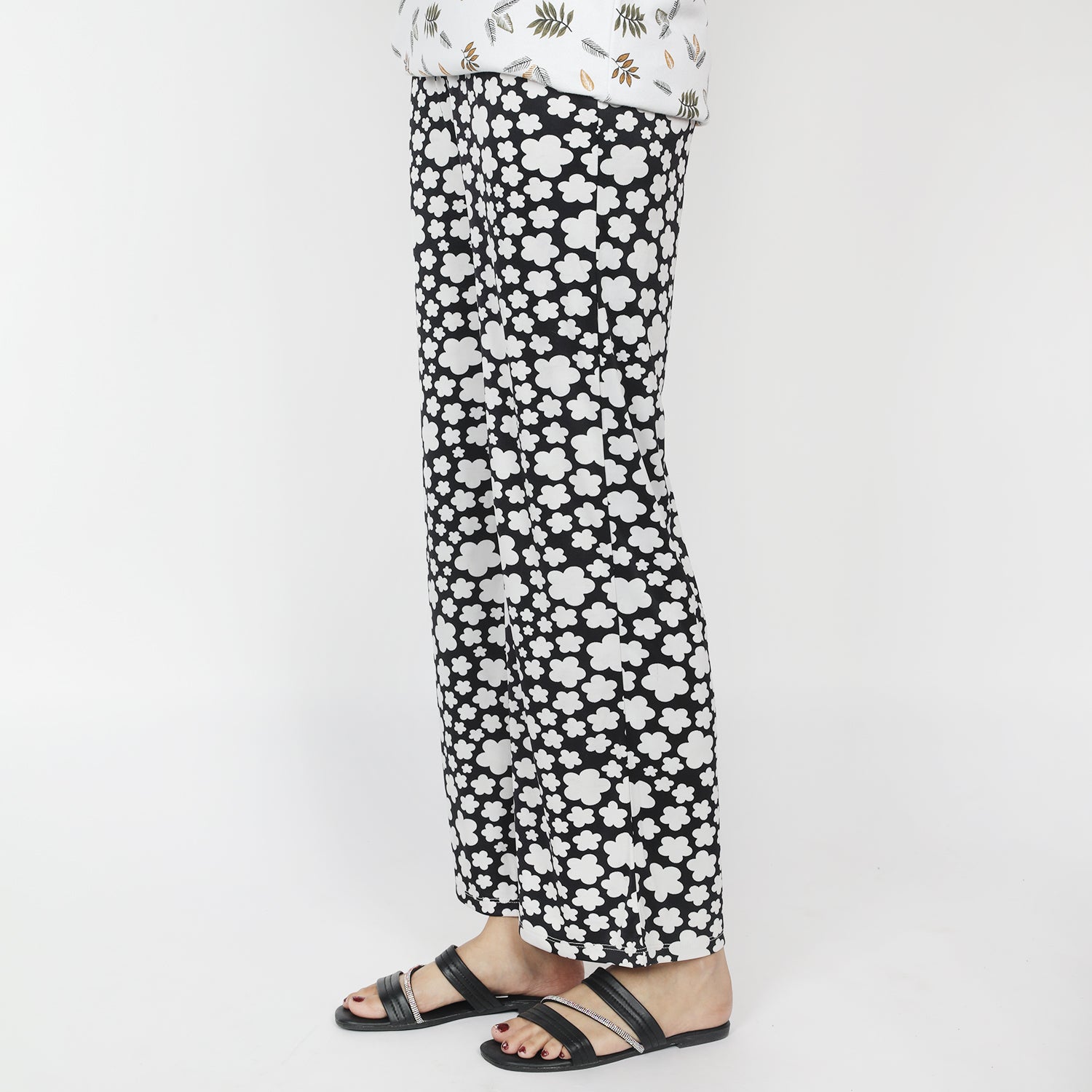 Women's Printed Flapper - Black, Women Pants & Tights, Chase Value, Chase Value