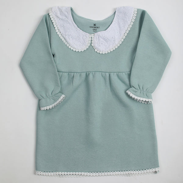 Eminent Girls Frock - Sea Green