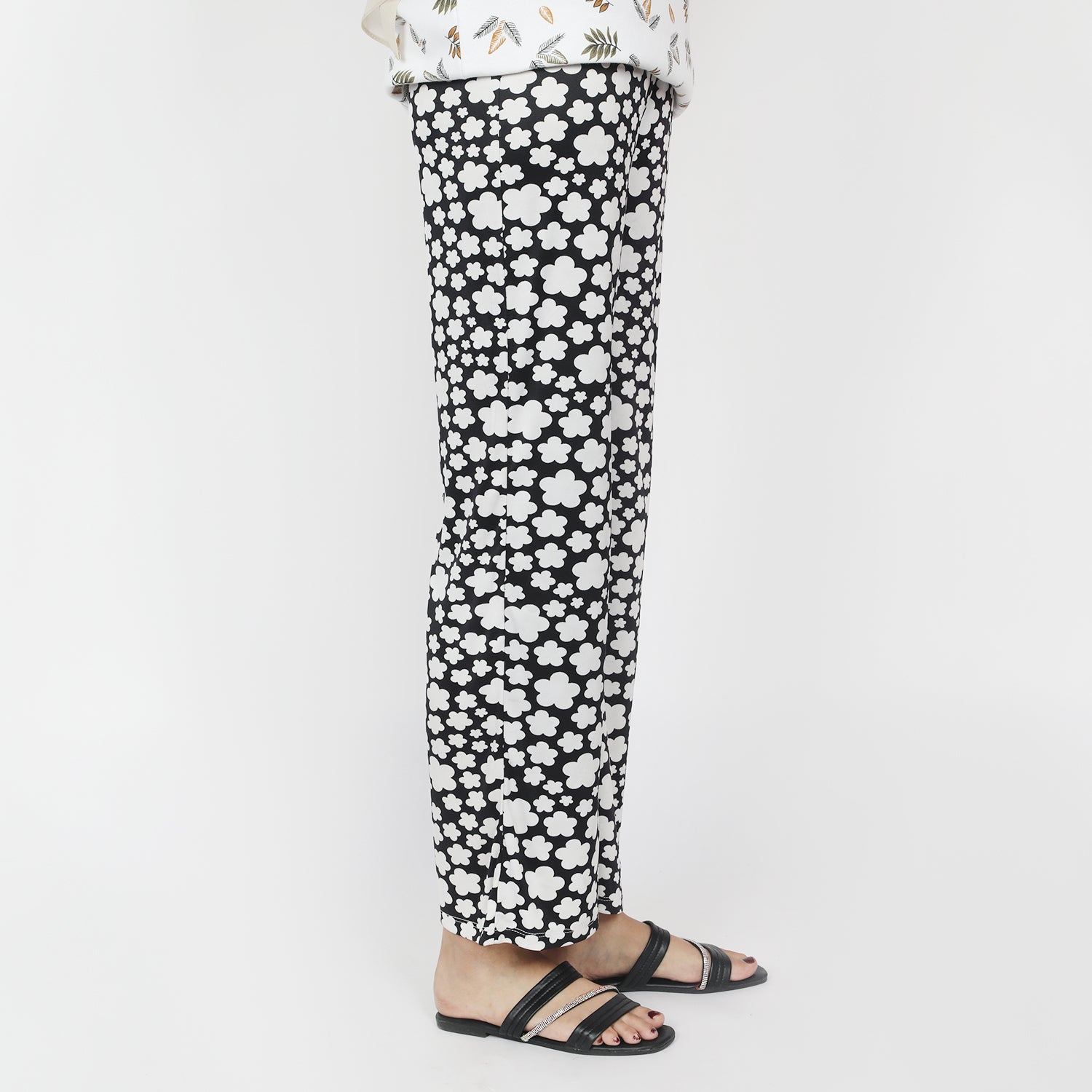 Women's Printed Flapper - Black, Women Pants & Tights, Chase Value, Chase Value