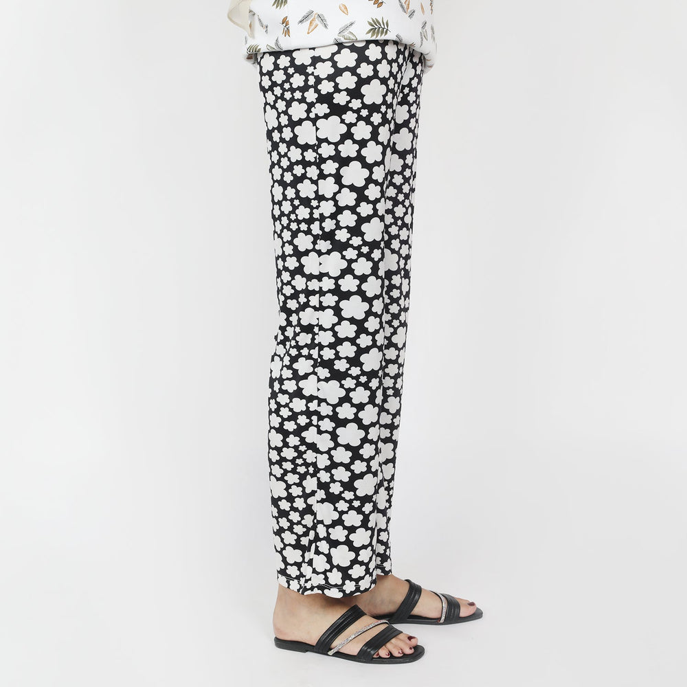 Women's Printed Flapper - Black, Women Pants & Tights, Chase Value, Chase Value