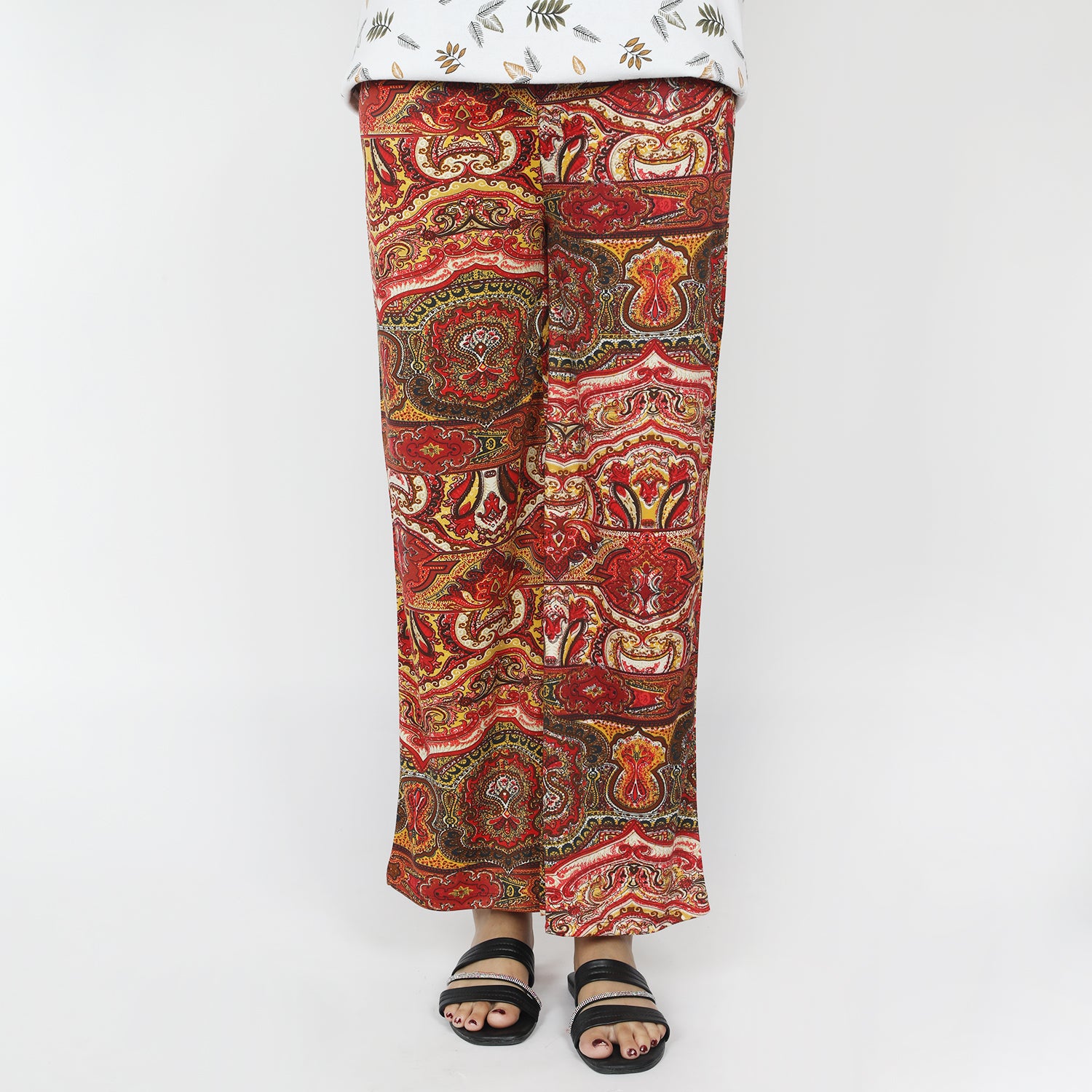 Women's Printed Flapper - Rust, Women Pants & Tights, Chase Value, Chase Value