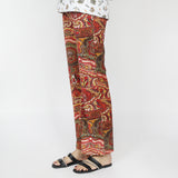 Women's Printed Flapper - Rust, Women Pants & Tights, Chase Value, Chase Value