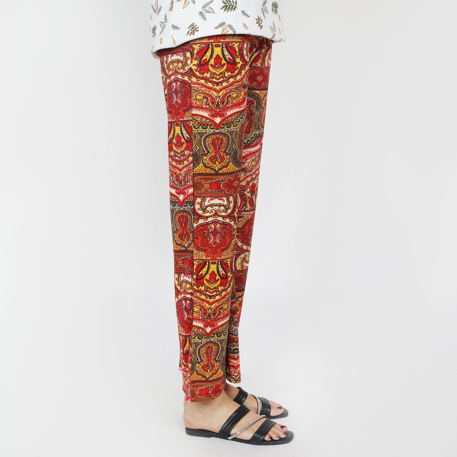 Women's Printed Flapper - Rust, Women Pants & Tights, Chase Value, Chase Value