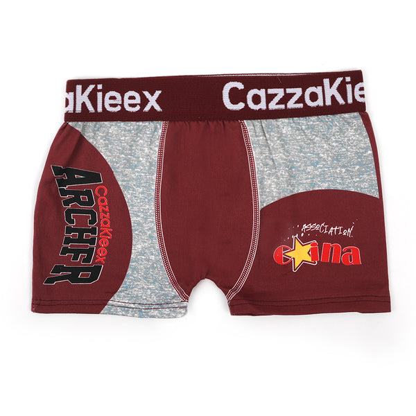 Boys Character Boxer - Maroon