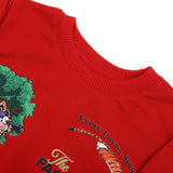 Newborn Boys Full Sleeves T-shirt - Red, Newborn Boys Shirts & T-Shirts, Chase Value, Chase Value