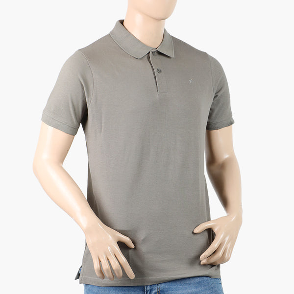 Eminent Men's Polo Half Sleeves T-Shirt - Charcoal