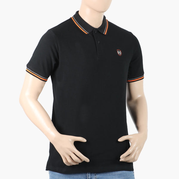 Eminent Men's Polo Half Sleeves T-Shirt - Black