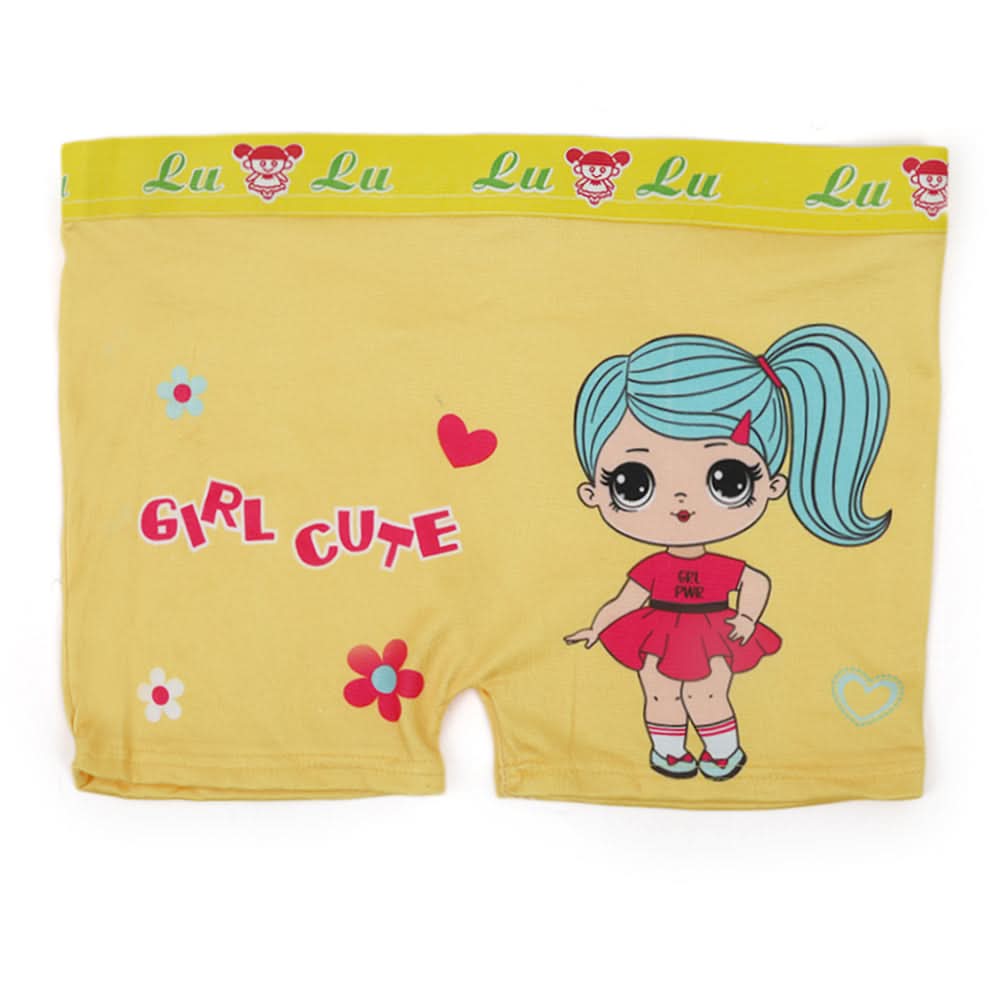 Girls Boxer - Yellow, Girls Panties & Briefs, Chase Value, Chase Value