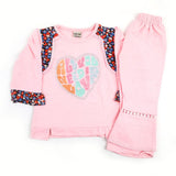 Girl Full Sleeves Tight Suit - Pink, Girls Suits, Chase Value, Chase Value