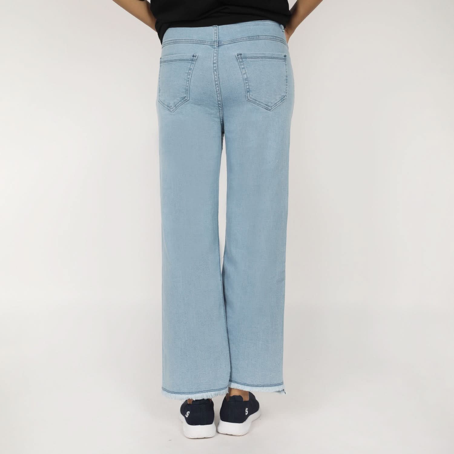 Women's Denim Pant - Blue, Women Pants & Tights, Chase Value, Chase Value