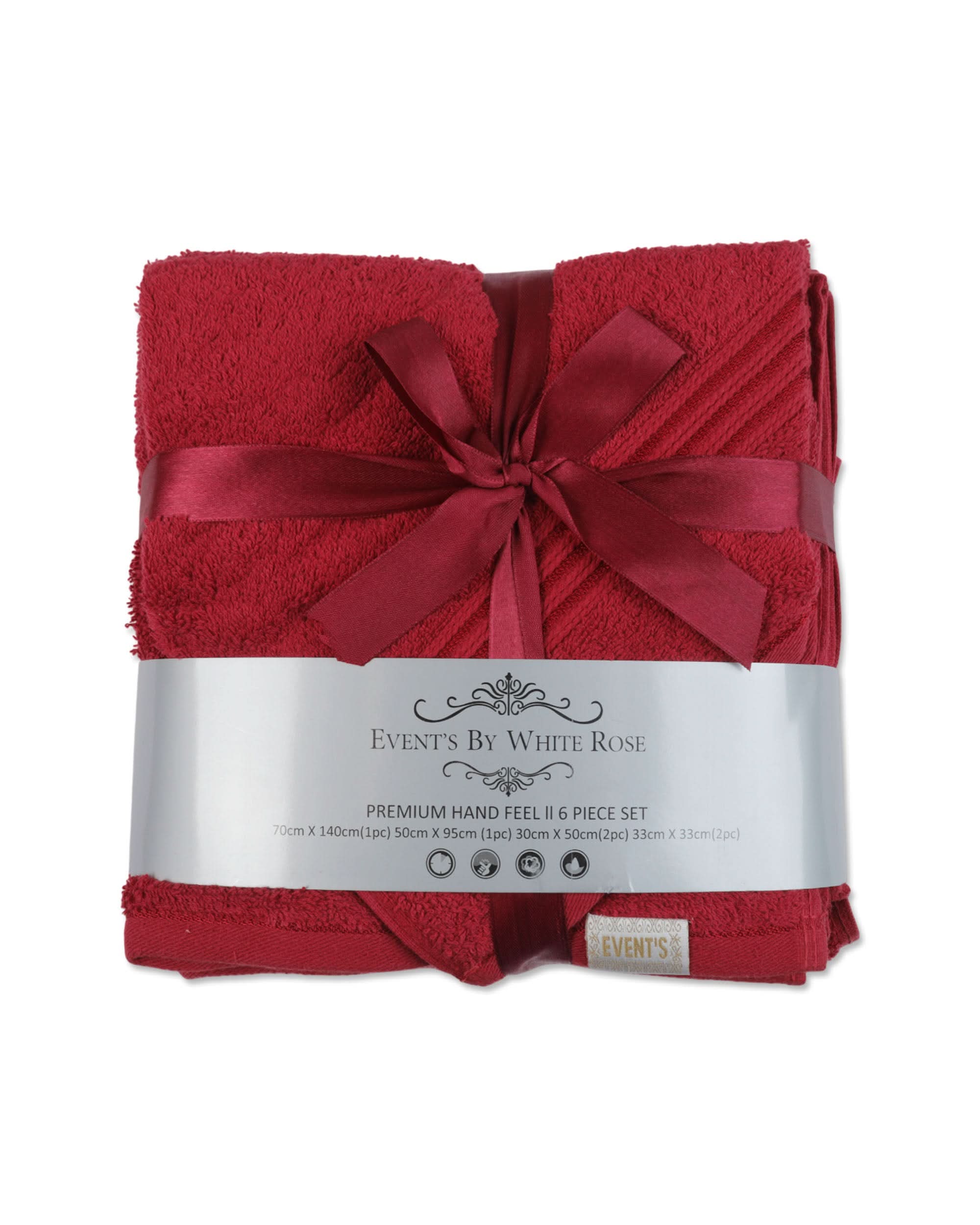 Premium Hand Towels Set Pack of 6, Kitchen Towels, Chase Value, Chase Value