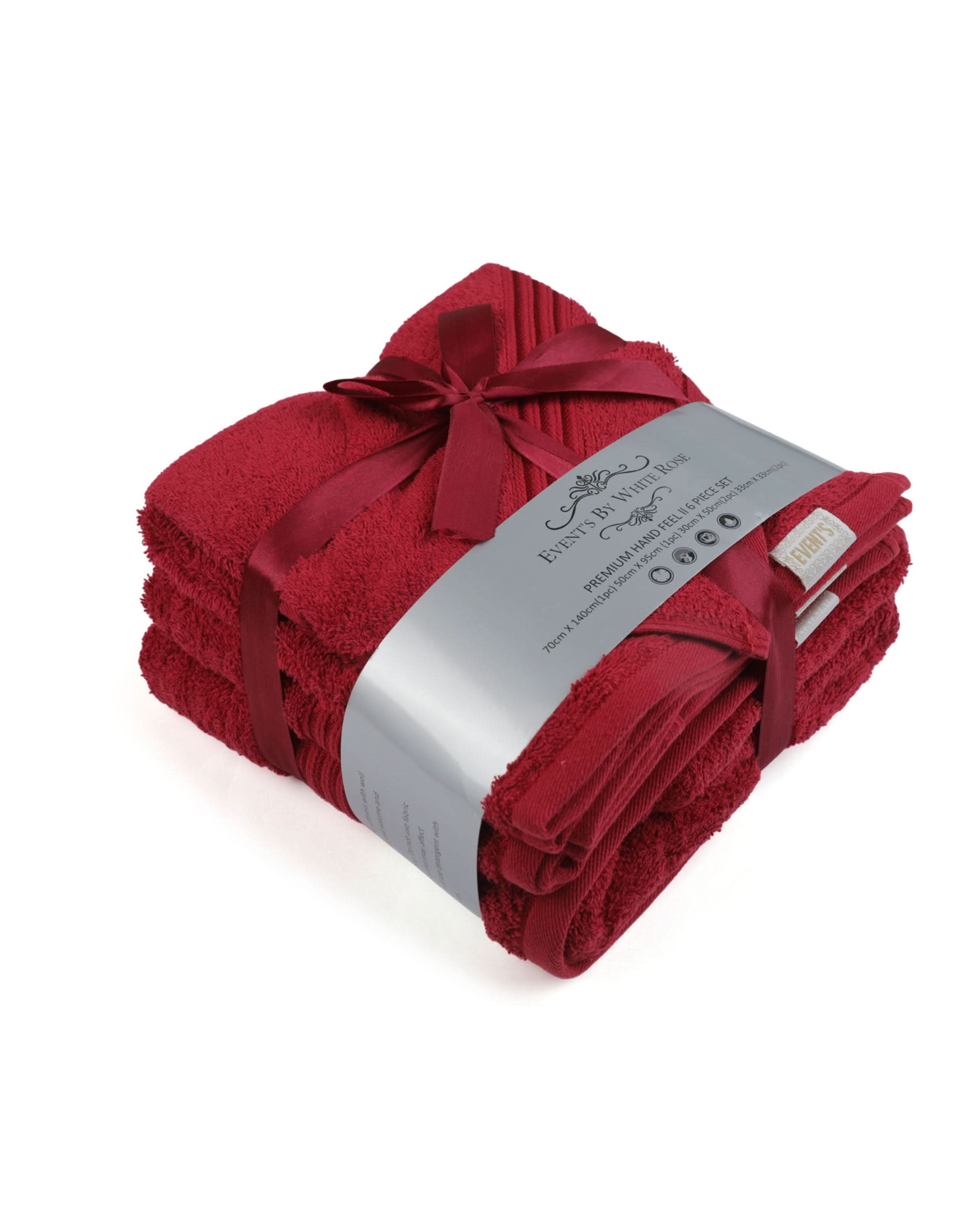 Premium Hand Towels Set Pack of 6, Kitchen Towels, Chase Value, Chase Value