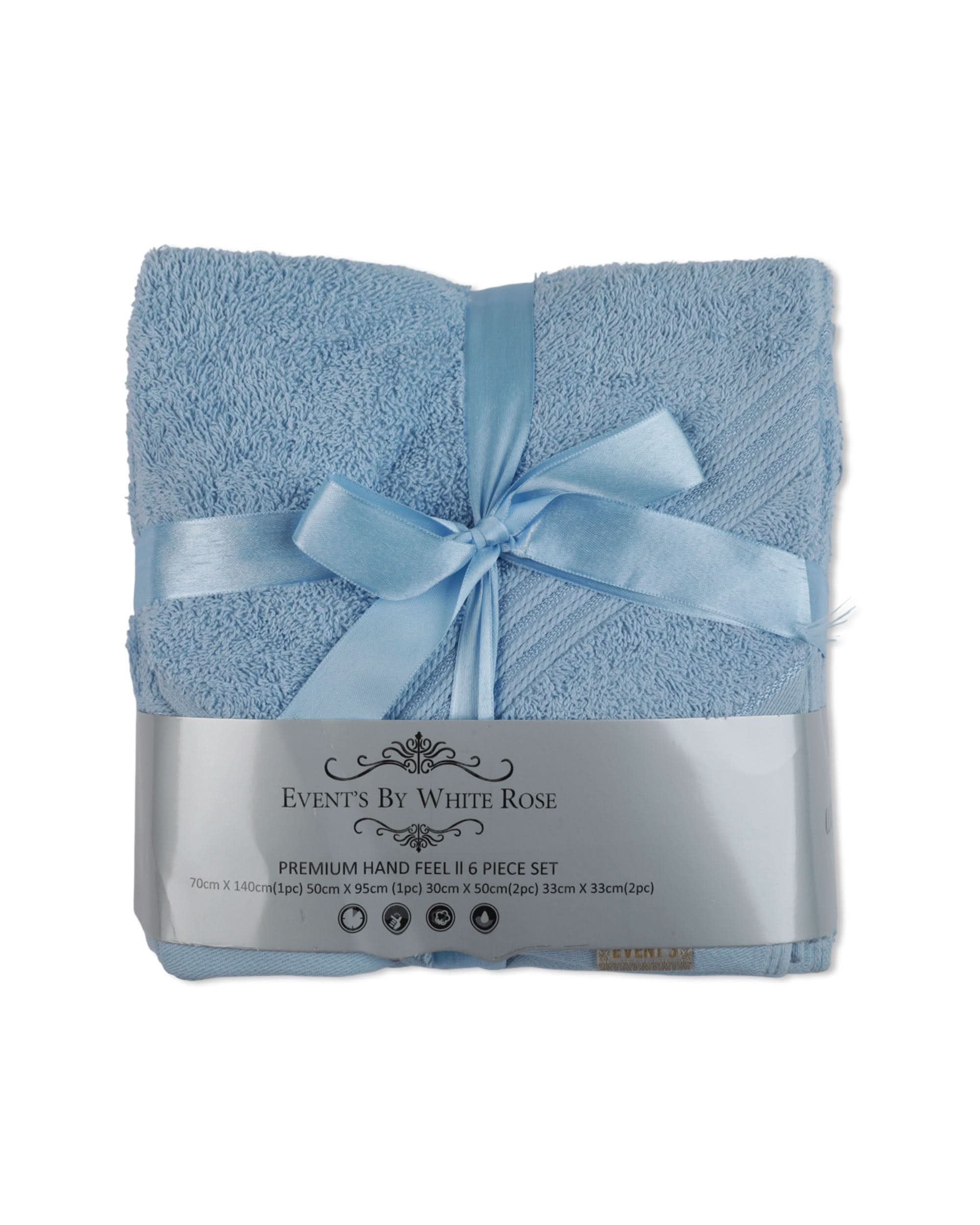 Premium Hand Towels Set Pack of 6, Kitchen Towels, Chase Value, Chase Value