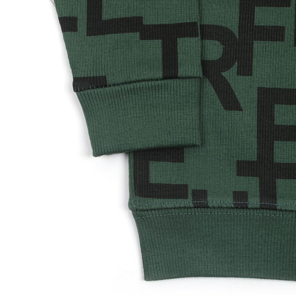 Boys Full Sleeves SweatShirt - Dark Green, Boys Hoodies & Sweat Shirts, Chase Value, Chase Value