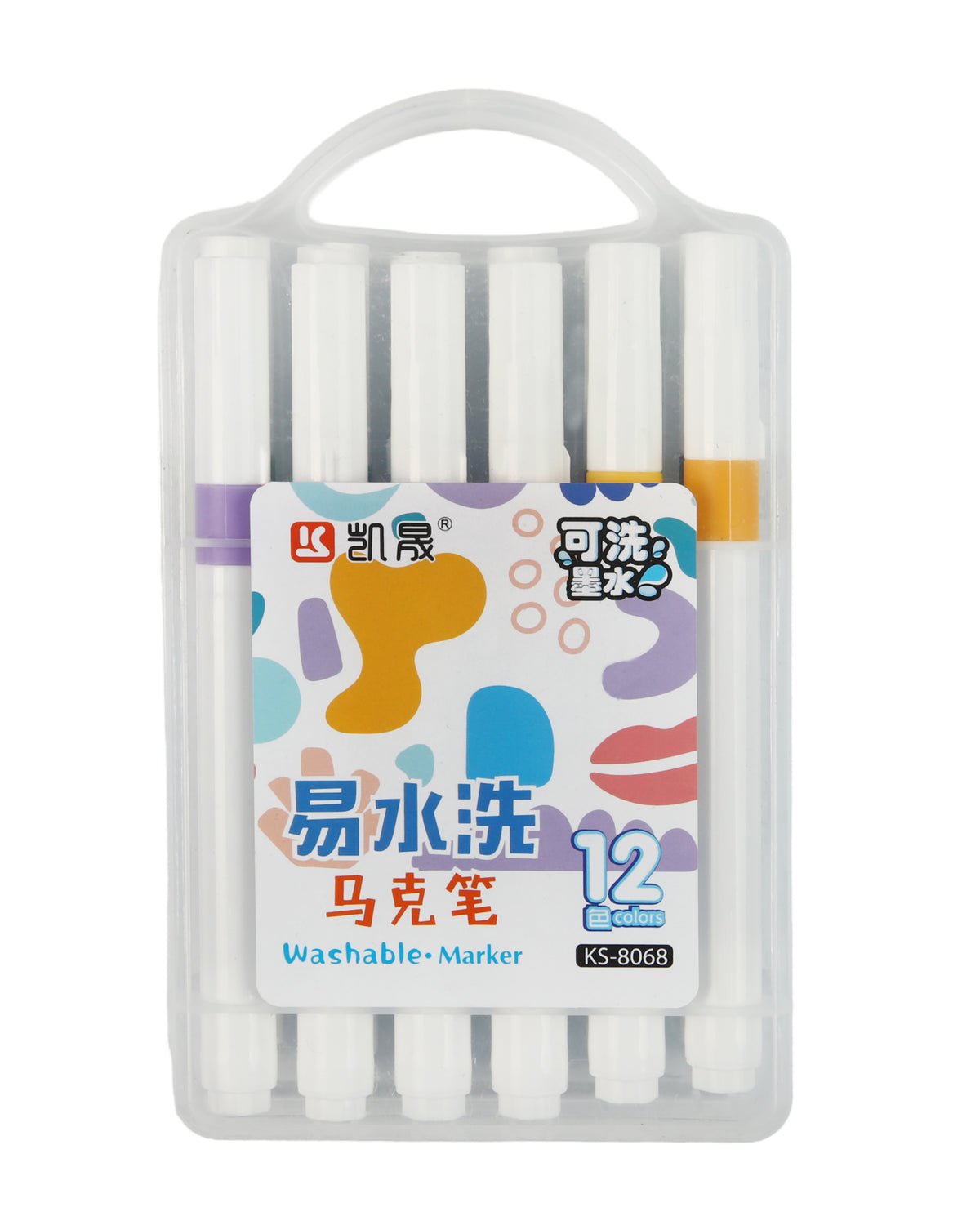 Washable Color Marker- 12 Pcs
