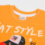 Newborn Boys Denim Suit - Orange, Newborn Boys Sets & Suits, Chase Value, Chase Value