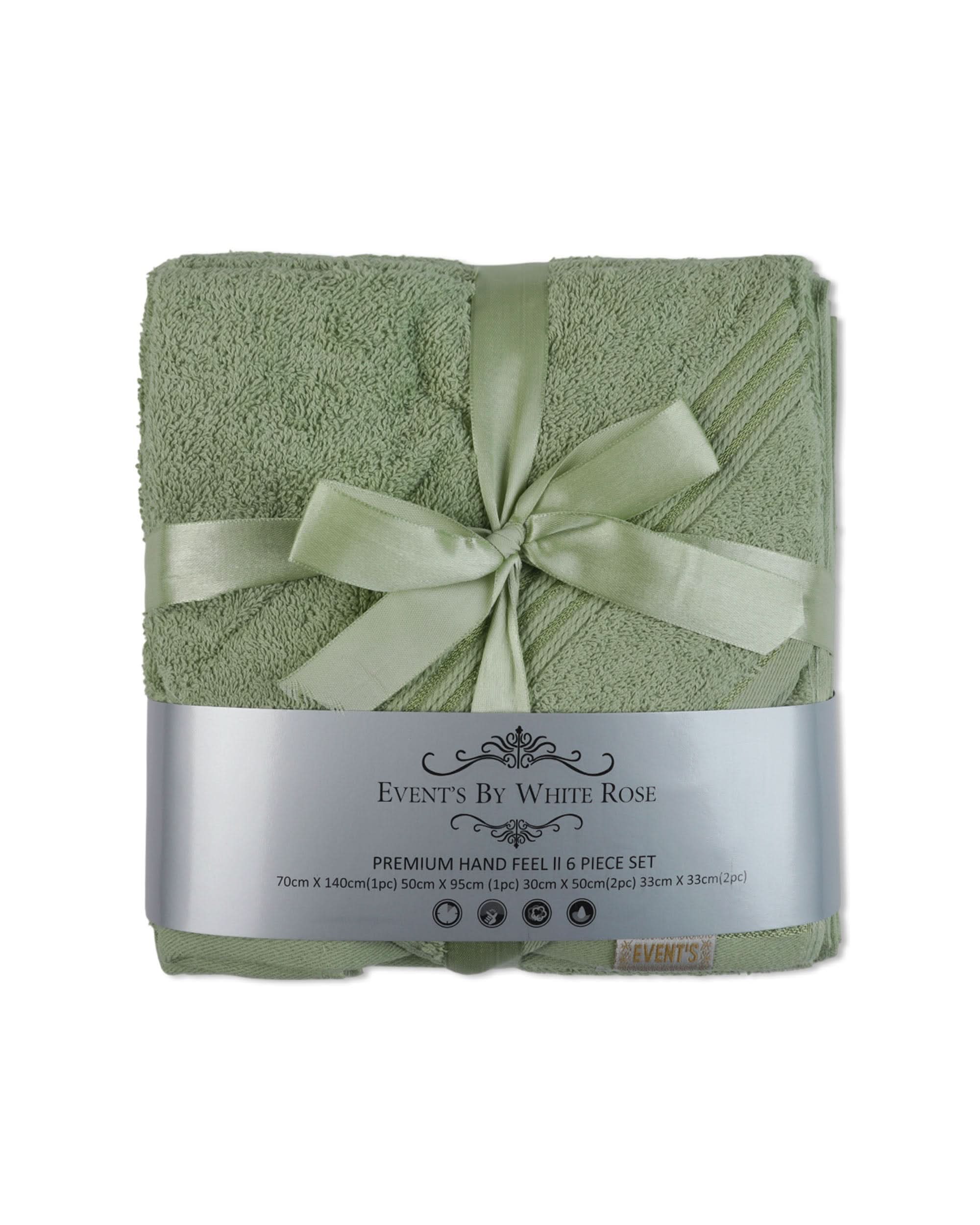 Premium Hand Towels Set Pack of 6, Kitchen Towels, Chase Value, Chase Value